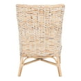 thumbnail image 7 of SAFAVIEH Cristen Rattan Parson Chair w/ Cushion, Natural White, 7 of 7