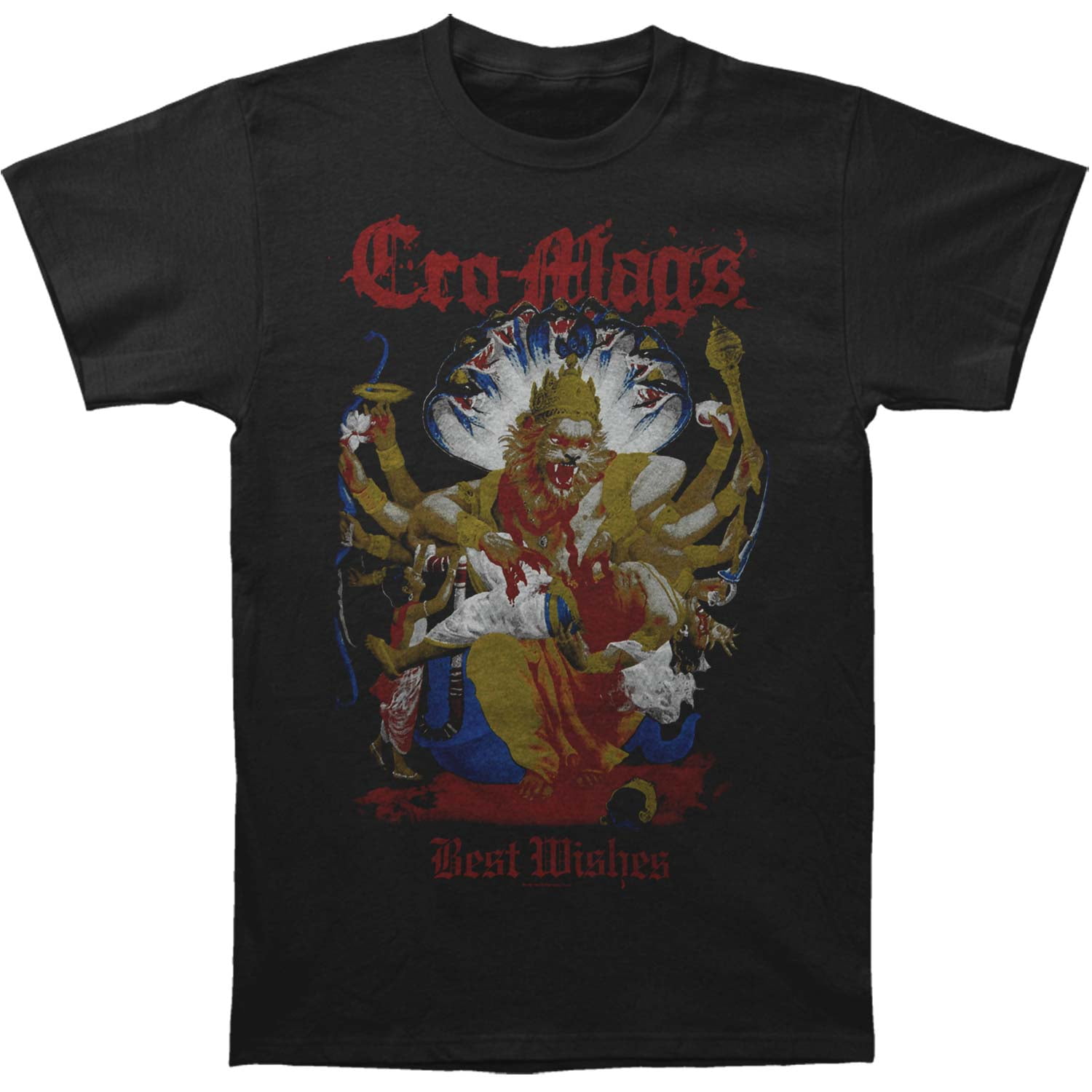 Cro-Mags - Cro-Mags Men's Down, But Not Out Slim Fit T-shirt Coal ...