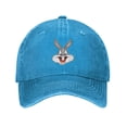 thumbnail image 2 of Bugs Bunny Men Women Baseball Cap Classic Washed Adjustable Hat Dad Trucker Hat for All Seasons, 2 of 5
