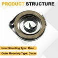 thumbnail image 4 of 3Pcs Drill Press Return Spring, 52 x 12 x 0.7 mm Coil Spring Assembly Steel Chemical Blackening Finish for Various Vacuum Volume Cleaner Coil Systems, 4 of 6