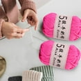 thumbnail image 6 of OAVQHLG3B Soft Cotton Yarn 5 Ply for Hand Knitting Yarn Cotton for Crocheting Beginner Hand Knit Supplies for DIY Doll Sweater Hats Scarves Shawls Home Decor, 6 of 6