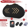thumbnail image 5 of ASTRAEA Bike Cover for Transport on Rack, Waterproof 600D Oxford Electric Bike Cover for 3 Bikes, Bicycle Cover Outdoor Storage, 5 of 10