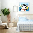 thumbnail image 4 of 4 PCS Painting by Numbers for Kids DIY Acrylic Oil Painting Kits Birthday Gift Home Wall Decor Art Craft Set （8x8inch）, 4 of 7