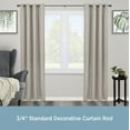 thumbnail image 2 of Kenney Nile 3/4" Standard Decorative Window Curtain Rod, 66-120", Bronze, 2 of 6