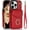 Red, variant on MYKOMI Wallet Phone Case Compatible with Apple iPhone 13 Leather Case with Card Holder & 360° Ring Kickstand & Wrist Strap Purse Cover Magnetic Closure Flip Handbag Shell for Women
