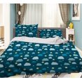 thumbnail image 2 of 3D Cartoon Cloud Star Quilt Cover Set Bedding Set Duvet Cover Pillowcases 286, 2 of 3
