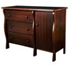 Delta - Canton 3-Drawer Flat Top Changing Table, Espresso