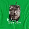 thumbnail image 2 of Harry Potter It All Ends Here Women's T Shirt, Kelly Green, Small, 2 of 6