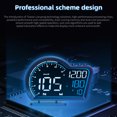 thumbnail image 3 of xinxixnxx Applicable To All Vehicle Models - Car HUD Speedometer Display Digital Alarm Non-destructive Installation, 3 of 6