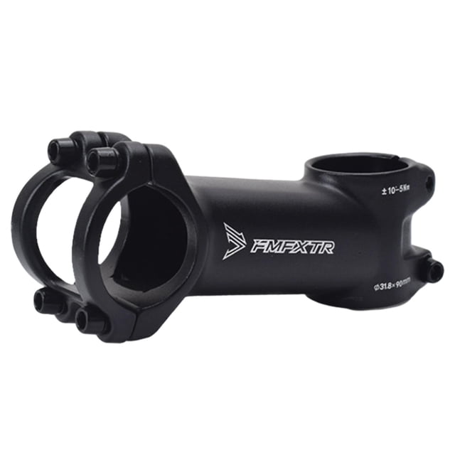 Potencia corta para bicicleta, piezas resistentes y ajustables, aleación de aluminio ligera, 31,8 mm 90mm 10 grados
