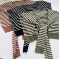 thumbnail image 2 of Nvzi Chales casuales, chal de punto a rayas, bufanda, capa, 2 of 2
