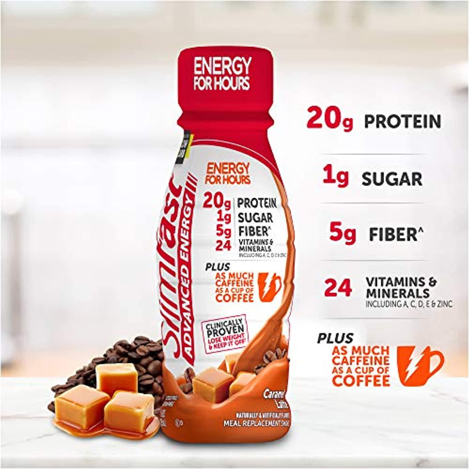 Buy Slimfast Advanced Energy High Protein Meal Replacement Shake