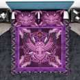 thumbnail image 1 of Native American Purple Mandala Thunderbird Juego de cama Lt10, 1 of 5