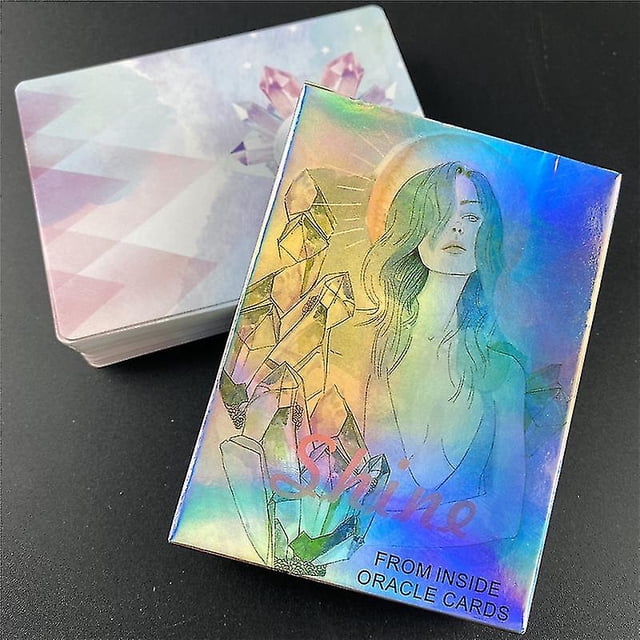 Shine From Inside Oracle Card for Fate Divination Inglés Tarot Card Deck Juego de mesa para adultos con Pdf orientación para jugar Card78pcs Tt115 kaili Sencillez