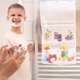 thumbnail image 4 of GOOHOCHY Organizador de ducha con 8 compartimentos, organizador de baño, bolsa de malla para colgar artículos diversos de baño, bolsa de malla para juguetes de baño., 4 of 8