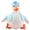 A002- White, variant on Relaxation Toys, Squeeze Duck Stress Toys, Sensory Squeeze Toys, Stress Ball Squeeze, 3X3 Inch Soft Duck Figure with Hat and Printed Shirt, 1-Piece Squeeze Accessory for Casual