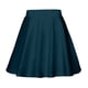 thumbnail image 1 of Faldas de Verano Cortas de la Mujer A-Línea Color Sólido Medio Mini Falda Casual Cintura Elástica, Faldas de Línea a para las Mujeres, 1 of 5