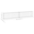 thumbnail image 2 of vidaXL Gabion Wall with Covers Galvanized Steel 118.1"x11.8"x19.7", 147820, 2 of 6
