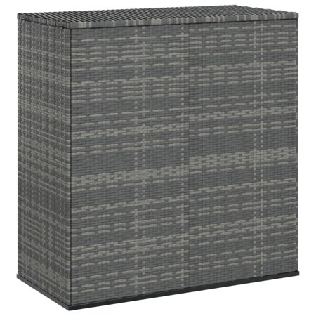 vidaXL Outdoor Storage Deck Box Chest Cabinet for Patio Cushions Tools PE Rattan
