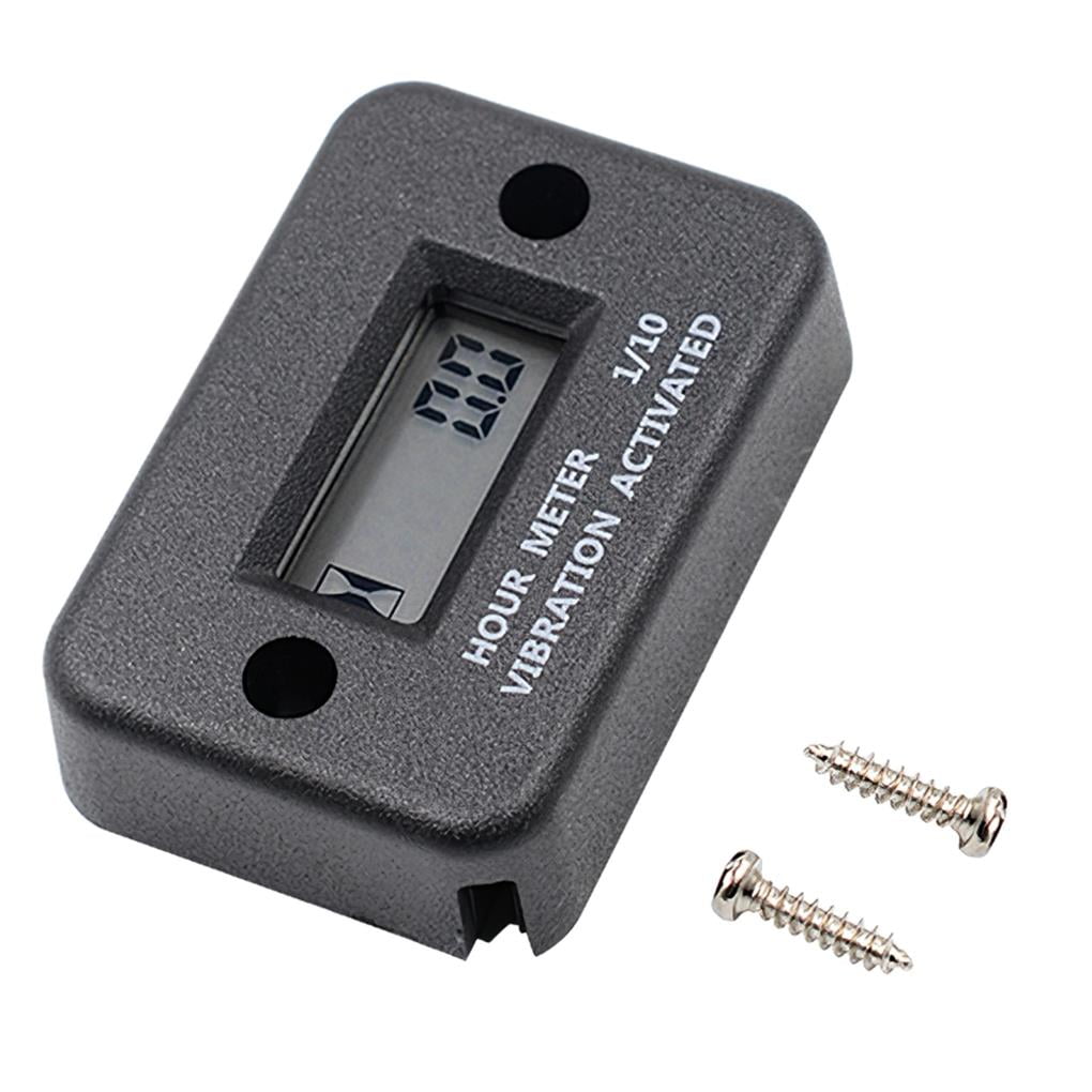 Vibration Hour Meter Waterproof Wireless Digital Timer High Performance Battery Powered Engine