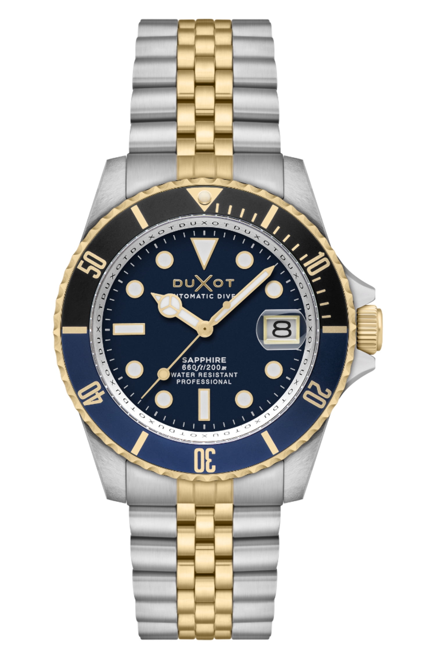 3H Italia DPS1AN 52mm Ocean Divers Steel Watch Black And Orange