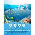 thumbnail image 2 of Dry Snorkel Set,Panoramic Wide View,Anti-Fog Scuba Diving Mask,Professional Snorkeling Gear, 2 of 14