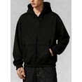 thumbnail image 3 of Unisex Y2K Zip Up Hoodie Oversized Gothic Punk Hooded Sweatshirt Casual Streetwear Hooded Jacket Emo Alternative Clothes, 3 of 4