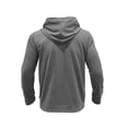 thumbnail image 3 of Jalioing Men's Cargo Sweatshirts Long Sleeve Solid Color Drawstring Hoodies Casual Button Pullover with Pocket, 3 of 6