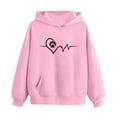 thumbnail image 4 of NAISIBABY Girls Activewear Jogger Set 2-Piece, Pullover Long Sleeve Hoodie and Sweatpants Kids Fall Outfit Pink 11T, 4 of 6