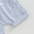 thumbnail image 7 of Bagilaanoe 2pcs ToddlerBaby Boy Shorts Set Short Sleeve Letter Print T Shirt Tops + Shorts 6M 12M 18M 24M 3T Kids Casual Summer Clothes, 7 of 7