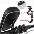 thumbnail image 4 of Bike Phone Mount Universal Cycle Phone Mount Waterproof with 3 Compartment and Sensitive Touchscreen Motor Bicycle Handlebar Phone Holder Compatible for iPhone X/8 Plus/Samsung S9, 4 of 7