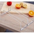 thumbnail image 3 of Redcolurful 1 Pcs 1-5 Rows Stainless Steel Wall Mount Stemware Wine Glass Hanging Rack Holder Shelf, 3 of 8
