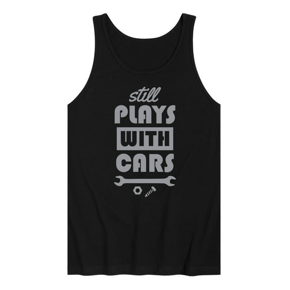 Instant Message - Plays With Cars Still - Men's Jersey Tank Top