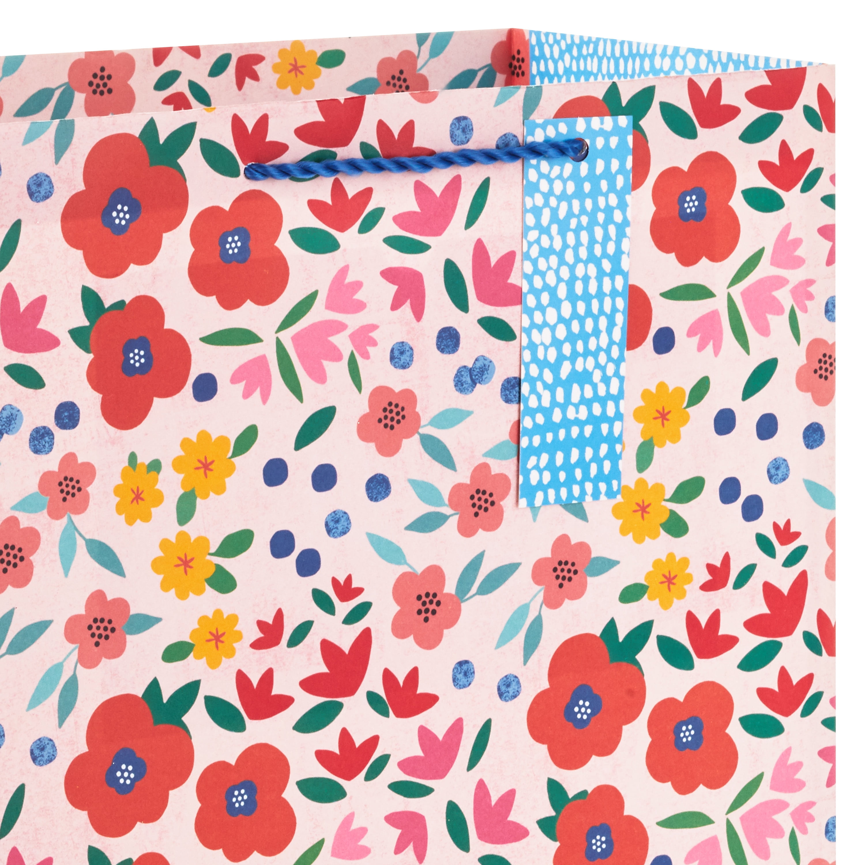 Hallmark Large Floral Gift Bag, 5.75 x 10.47 x 13.00 Inches, Paper, Multicolor