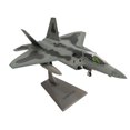 thumbnail image 1 of Avión de F22 de Aleación 1/100, Modelo de Avión Fundido a Presión, Ideal para Estantería, Bar Y Hogar., 1 of 9