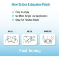 thumbnail image 4 of Puregen Labs Lidocaine 4% Numbing Pain Relief Patch, 30 Count, 4 of 7