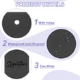 thumbnail image 3 of Uxcell Waterproof Blank Shipping Tags, Plastic Price Hang Labels for Luggage and Clothing Marking Black 3" x 1.6", 3 of 7