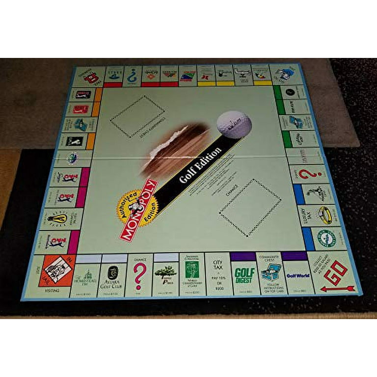 レア物　モノポリー　ゴルフ　Monopoly Golf 英語版 Golf Monopoly (1996 Version) - Walmart.com