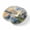 Blue, White, Gold, variant on Neck Pillow Ergonomic Memory Foam U Shaped Pillows,Coastal Ocean Sailboat Soft Portable Neck Head Support Cushion Pillow for Travel Airplane Car Office Use,Nautical Theme Oil Painting Art