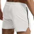 thumbnail image 5 of JoveMarine Men's Quick Dry Mesh Training Pants Breathable Running Shorts for Fitness and Sports Thin Casual Summer Pants White 2XL, 5 of 6