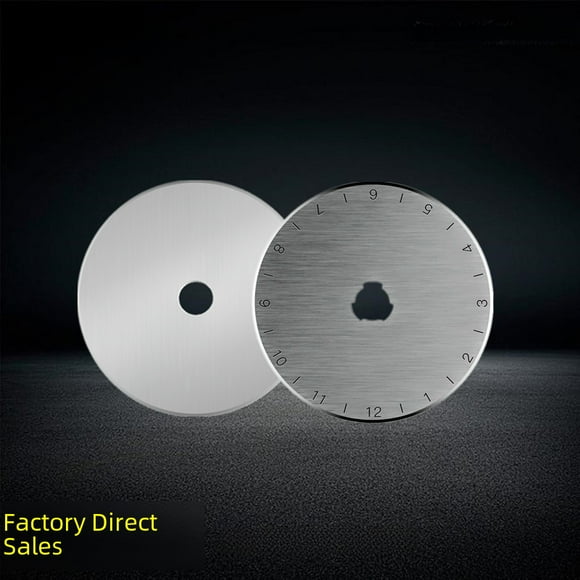 OLFA 45mm Gear Rotary Cutter Blades (10-Pack Boxed) - 0.3mm Thick, 45mm Width for Precise Fabric Cutting - Compatible with Multiple Sewing Machines, Authentic RB45-A RB-45-B Standard Numbering, 28MM