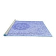 thumbnail image 2 of Ahgly Company Machine Washable Indoor Rectangle Persian Blue Traditional Area Rugs, 7' x 10', 2 of 4