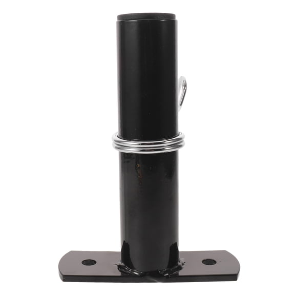 DEEPCRAFF Heavy Duty Wall Mount Barbell Plate Holder Rack, Black Metal Gym Storage Organizer for Home Workout Equipment