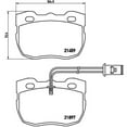 thumbnail image 4 of Brembo Brake Pad P44004 FMSI Number D520-7401; Low-Metallic; Set Of 4, 4 of 4