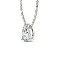 thumbnail image 3 of Lab Diamond Pendant Necklace For Women | 4 Ct IGI Certified Pear Lab Grown Diamond | Marisol Pear Solitaire Diamond Pendant With Gold Chain | Platinum | FG-VS Quality, 3 of 5