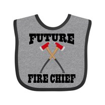 Inktastic Future Fire Chief Firefighter Boys or Girls Baby Bib