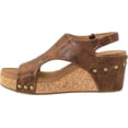 thumbnail image 2 of Corkys Women's Carley Wedge Sandal - Saddle Stitch 10, 2 of 5