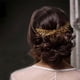 thumbnail image 3 of Peine de pelo de hoja vintage Barrette Hojas de oro Clips de pelo Peine de pelo de hoja de laurel Pieza de pelo de metal Peine de pelo de diosa griega (Oro), 3 of 5
