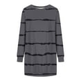 thumbnail image 4 of Lilgiuy Women's Trendy Long Sleeve Print Round-Neck Ladies Holiday Outing Long Dress for Class Reunion, 4 of 5