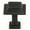 Bronze, variant on Alno A950-1 Millennium 1" Square Cabinet Knob